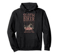 Motorcycle Biker Sloth Sloth Biker Hoodie - Casual Everyday Wear Unisex - T-Shirt, Sweatshirt, Hoodie