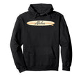 Aloha Surfboard Hawaii Surfing Beach Script Hoodie - Trendy Graphic Unisex - T-Shirt, Sweatshirt, Hoodie