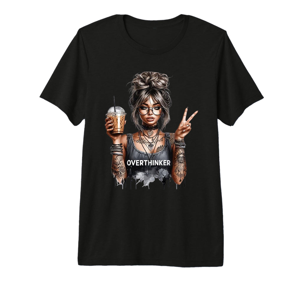 Overthinker Tri Blend T-Shirt - Aesthetic Graphic Men Women - T-Shirt, Sweatshirt, Hoodie