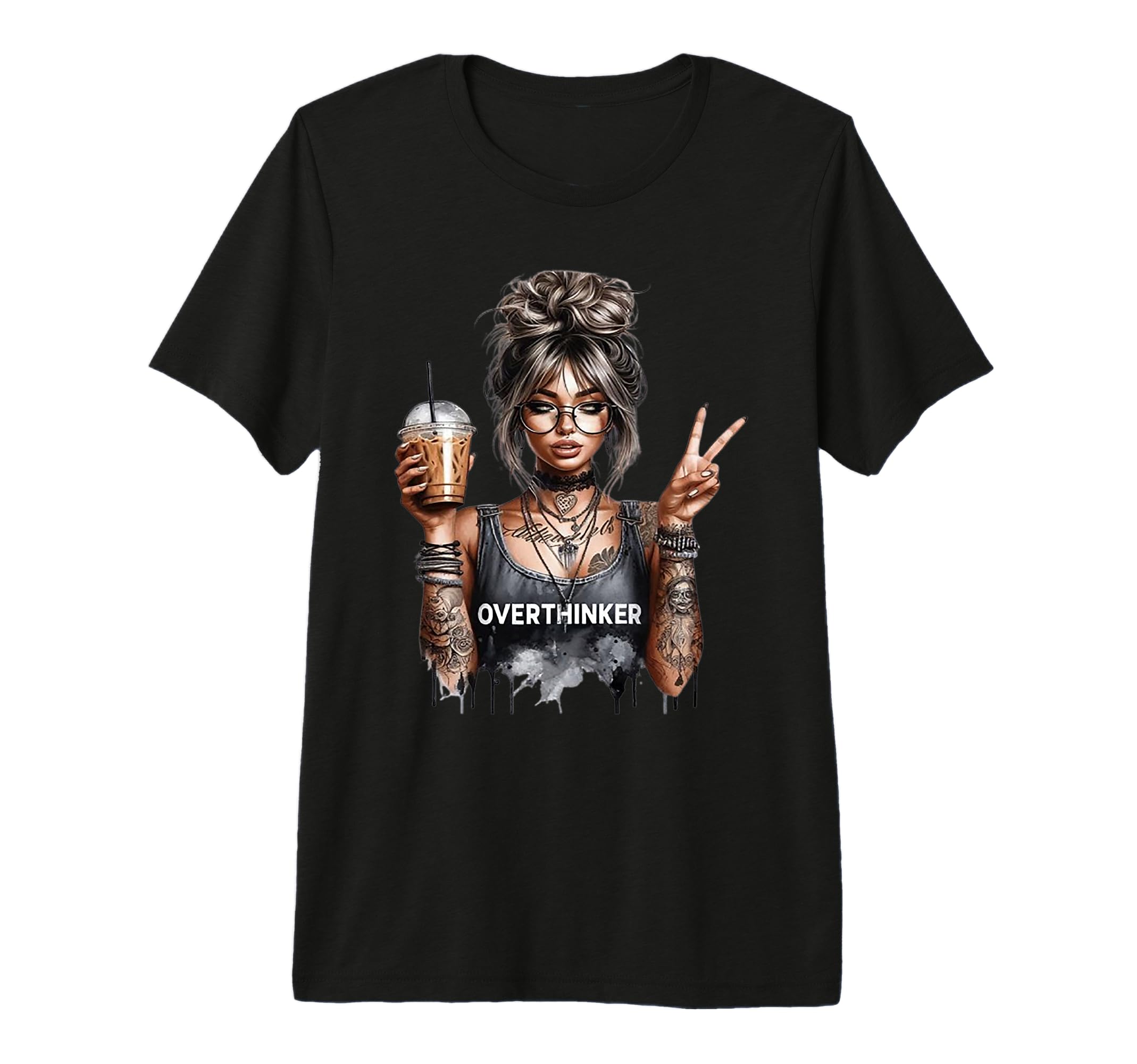 Overthinker Tri Blend T-Shirt - Aesthetic Graphic Men Women - T-Shirt, Sweatshirt, Hoodie