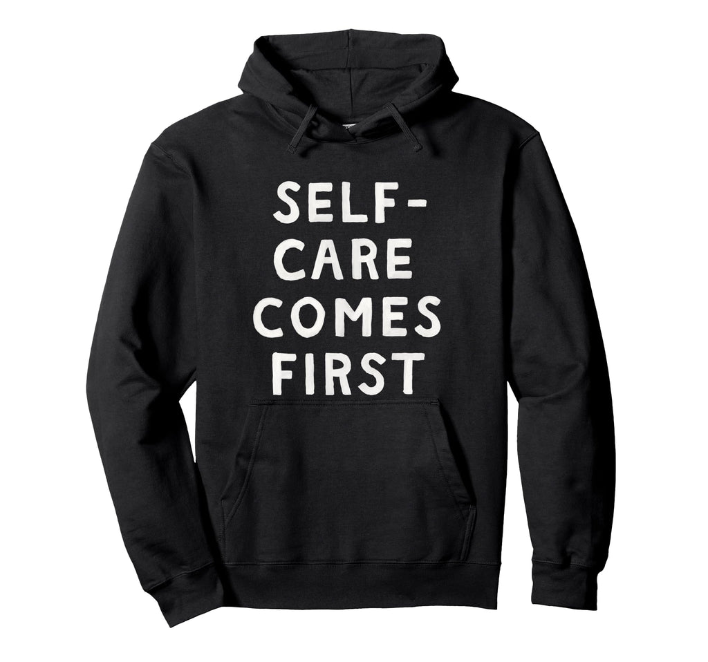 Threadless Me And Moon Self Care Hoodie - Fun Novelty Design Men Women - T-Shirt, Sweatshirt, Hoodie