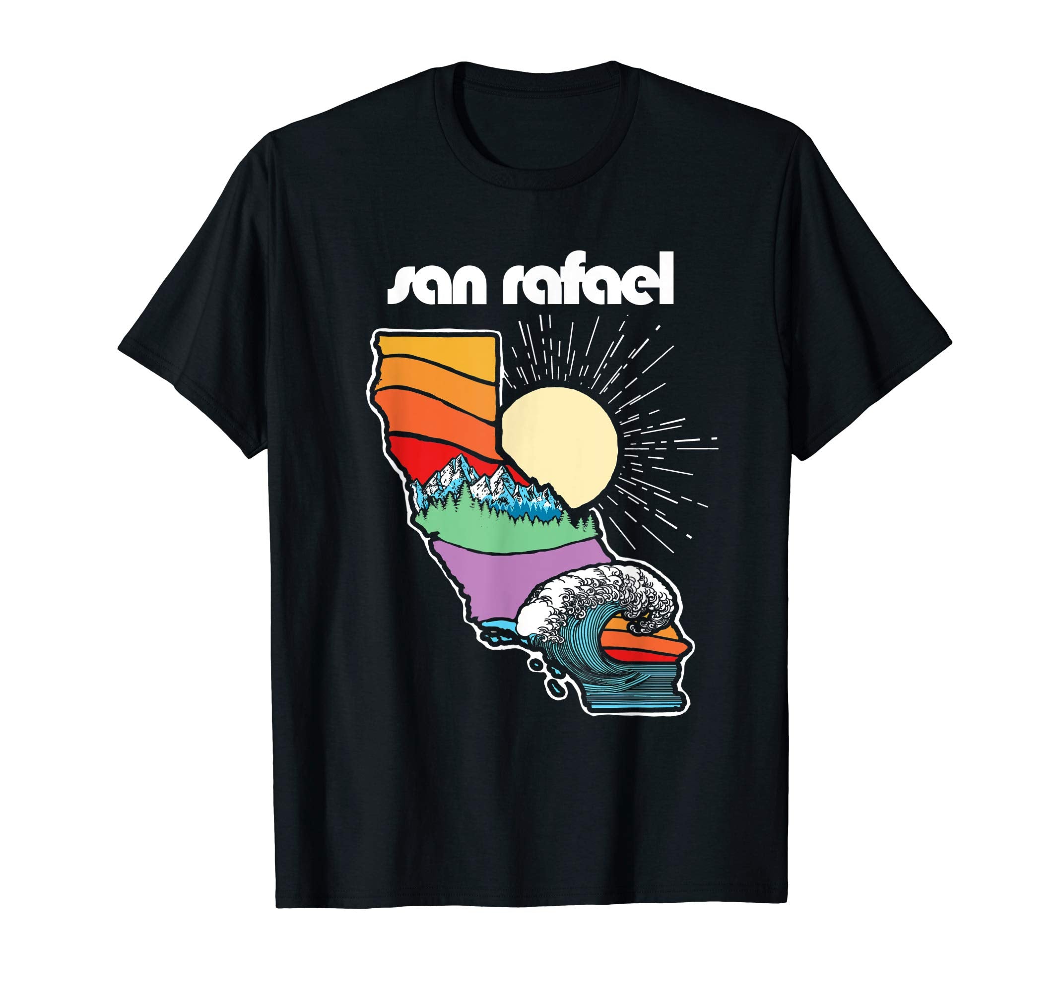 San Rafael California Outdoors Nature T-Shirt - Graphic Print for Adults - T-Shirt, Sweatshirt, Hoodie