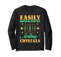 Easily Distracted Healing Crystals T-Shirt - Custom Art Print Men Women - T-Shirt, Sweatshirt, Hoodie