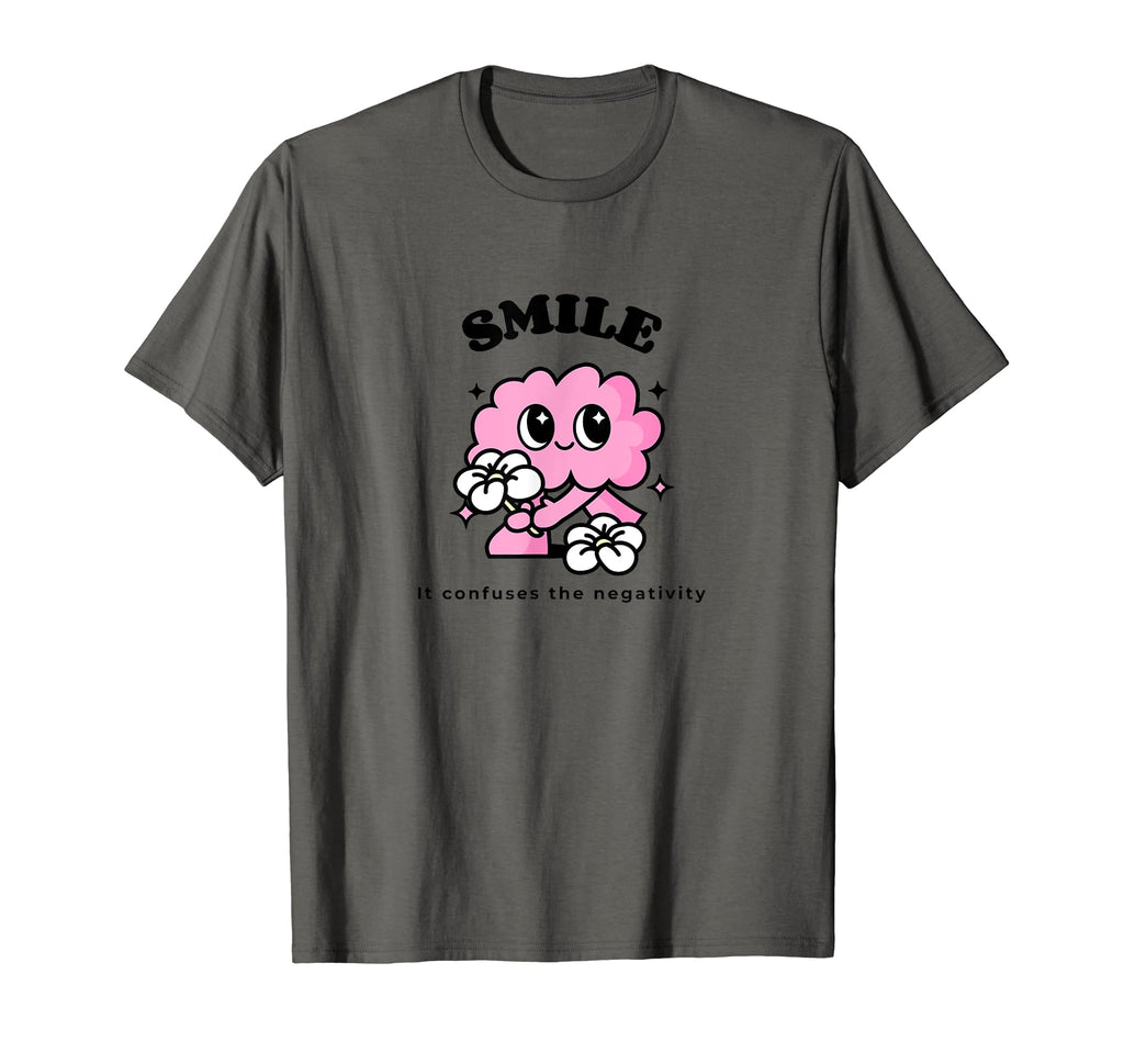 Mental Health Smile T-Shirt - Streetwear Style for Adults - T-Shirt, Sweatshirt, Hoodie