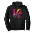Love Dirtbike Colorful Motorcycle Biker Hoodie - Trendy Graphic Unisex - T-Shirt, Sweatshirt, Hoodie