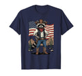 Racoon Cowboy Western Country Funny T-Shirt - Minimalist Print Men Women - T-Shirt, Sweatshirt, Hoodie