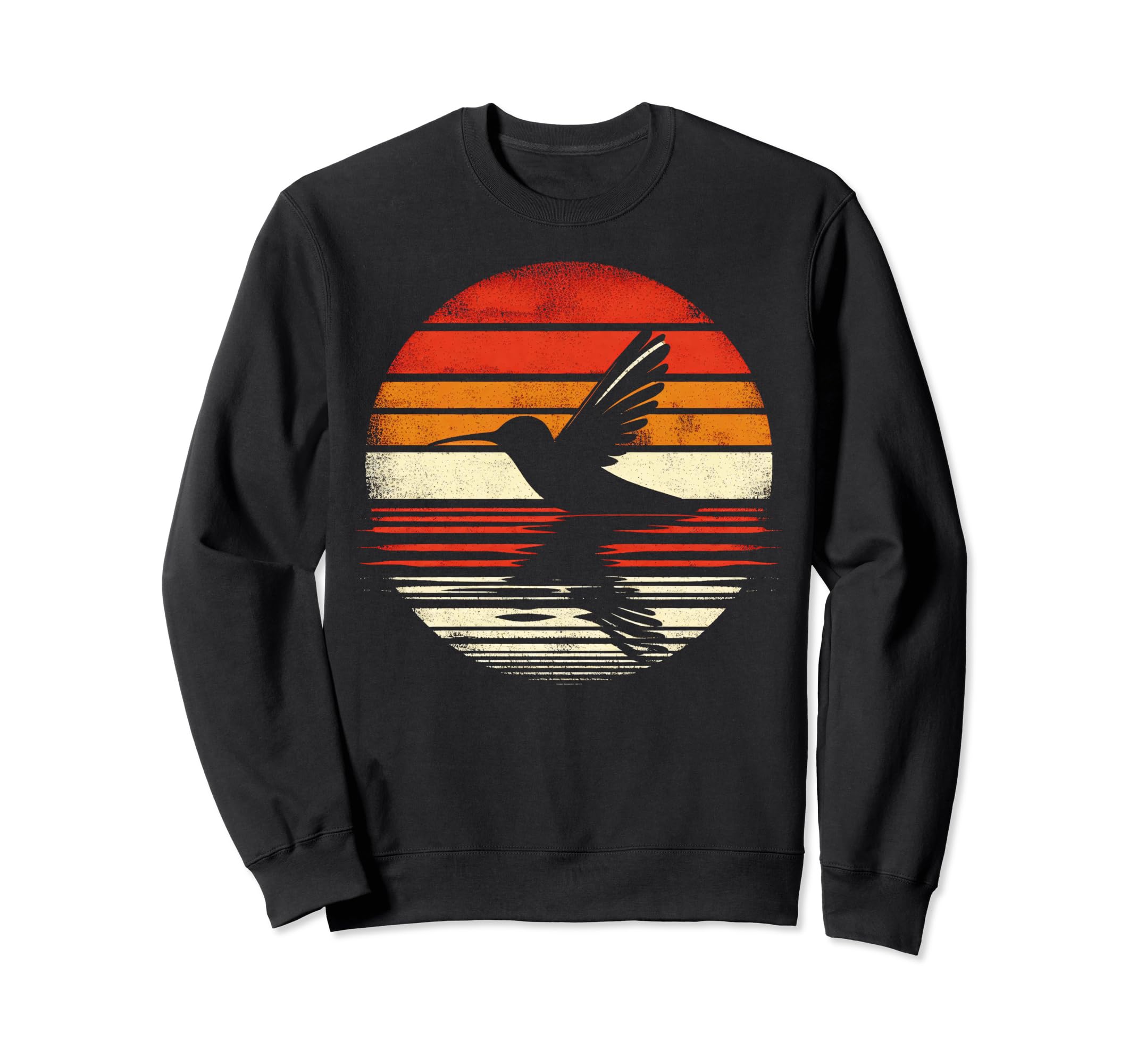 Hummingbird Bird Sunset Safari 70S Sweatshirt - Streetwear Style for Adults - T-Shirt, Sweatshirt, Hoodie
