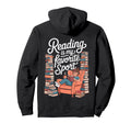 Reading Is My Favorite Sport Book Lover Hoodie - Streetwear Style Unisex - T-Shirt, Sweatshirt, Hoodie