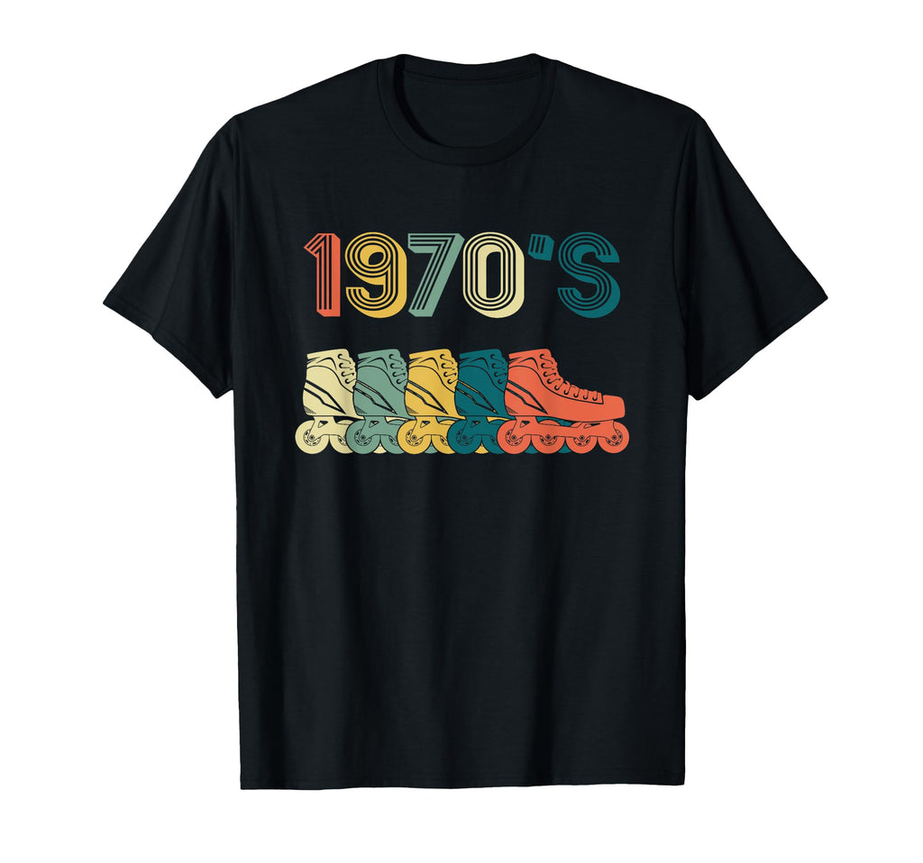 Roller Skate Skating 70S Gift T-Shirt - Novelty Apparel Men Women - T-Shirt, Sweatshirt, Hoodie