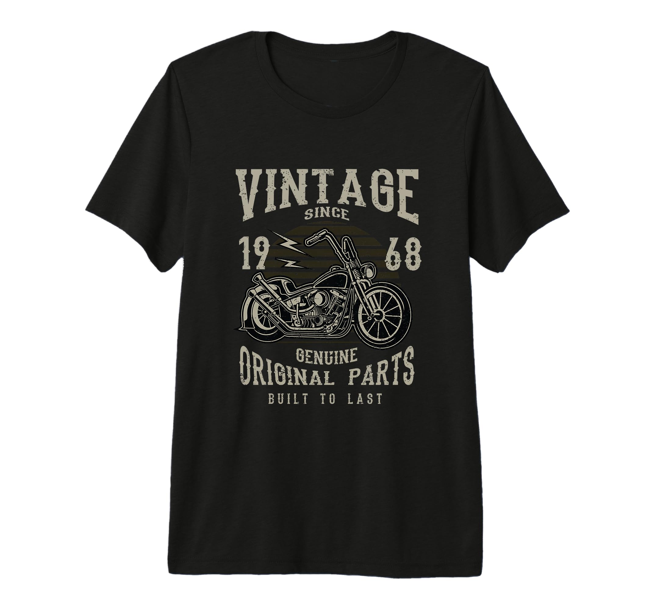 50Th Birthday 1968 Motorcycle Chopper T-Shirt - Unique Graphic Men Women - T-Shirt, Sweatshirt, Hoodie