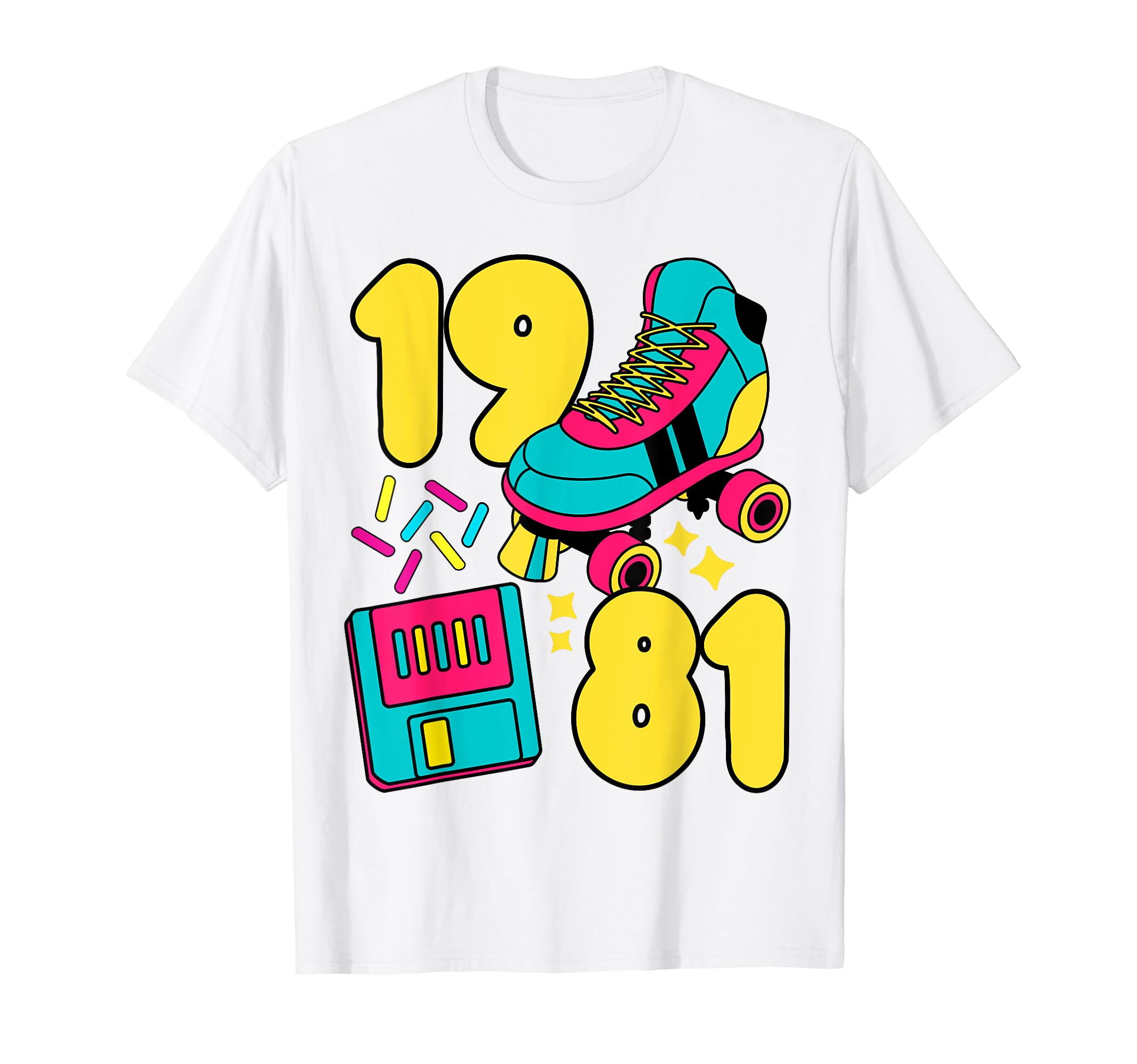 1981 Slow Tec 80S Candy Roller Rink T-Shirt - Streetwear Style Men Women - T-Shirt, Sweatshirt, Hoodie