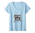 Womens Antisocial Butterfly Raccoon And T-Shirt - Unique Graphic Unisex - T-Shirt, Sweatshirt, Hoodie