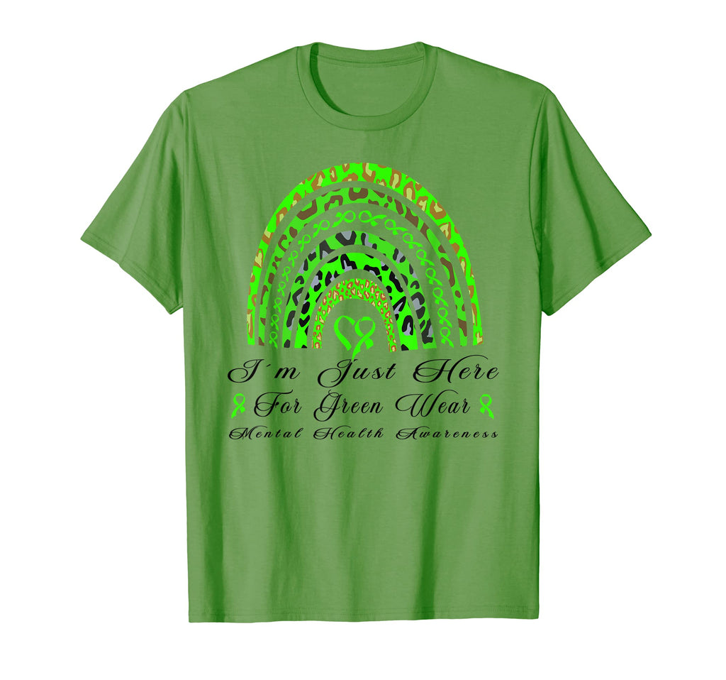 I M Just Here Green Wear Rainbow T-Shirt - Custom Art Print Men Women - T-Shirt, Sweatshirt, Hoodie