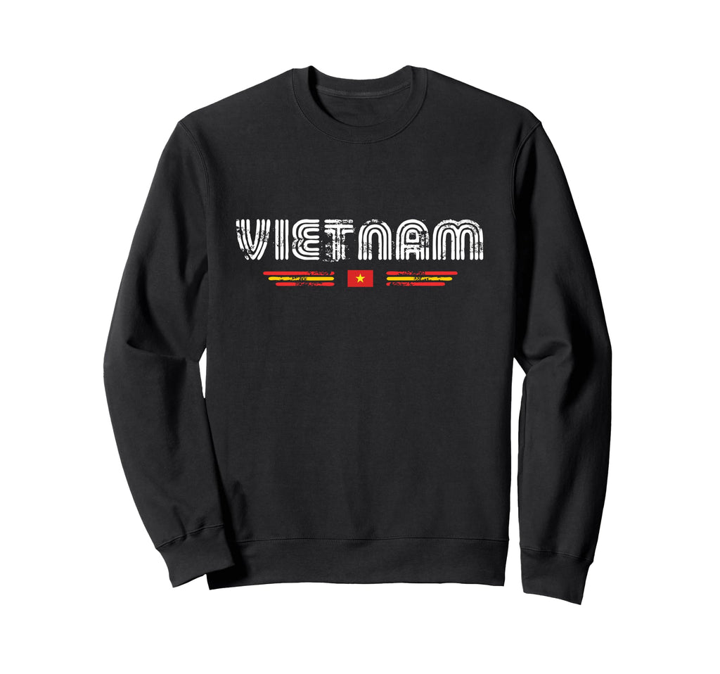 Vietnam 70S 80S Type Flag Sweatshirt - Unique Graphic Men Women - T-Shirt, Sweatshirt, Hoodie