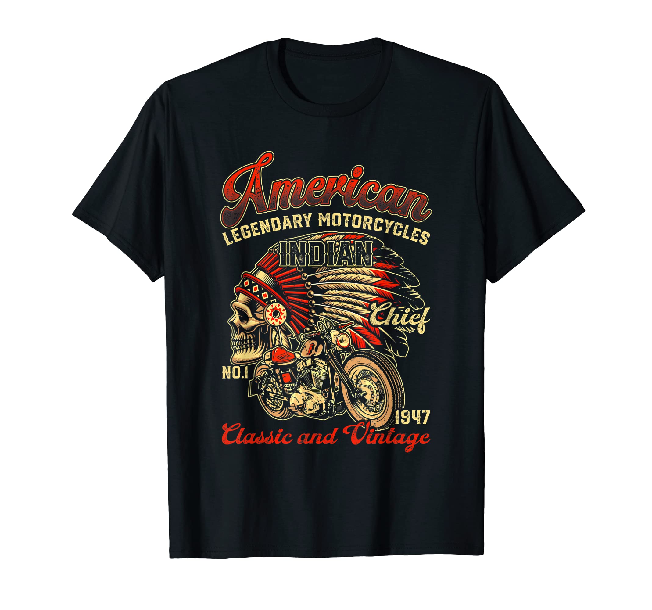 American Motorcycle Fathers Day T-Shirt - Fun Novelty Design Men Women - T-Shirt, Sweatshirt, Hoodie