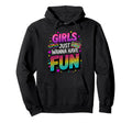 80S Typography Gradient Just Wanna Hoodie - Fun Novelty Design for Adults - T-Shirt, Sweatshirt, Hoodie