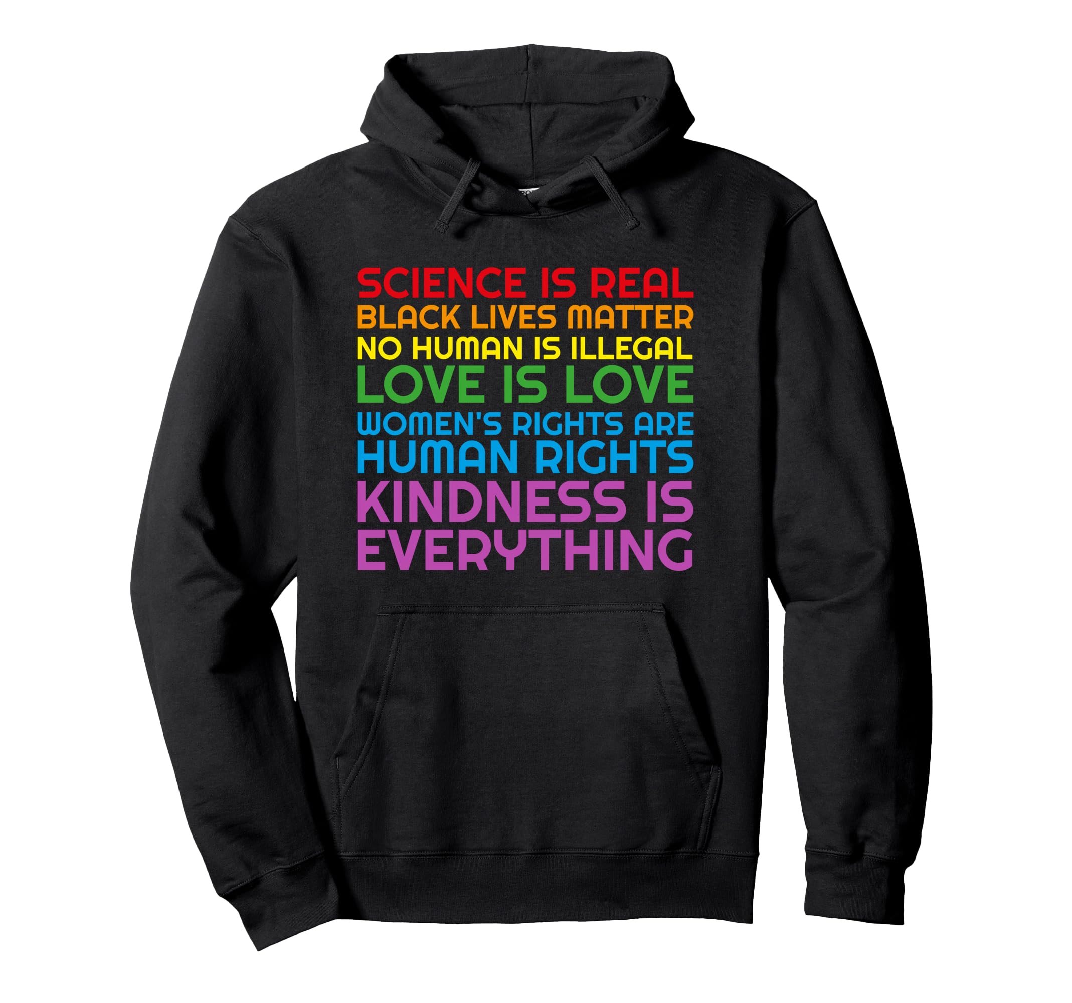 Rainbow Black Lives Matter Science Glbtq Hoodie - Graphic Print Unisex - T-Shirt, Sweatshirt, Hoodie