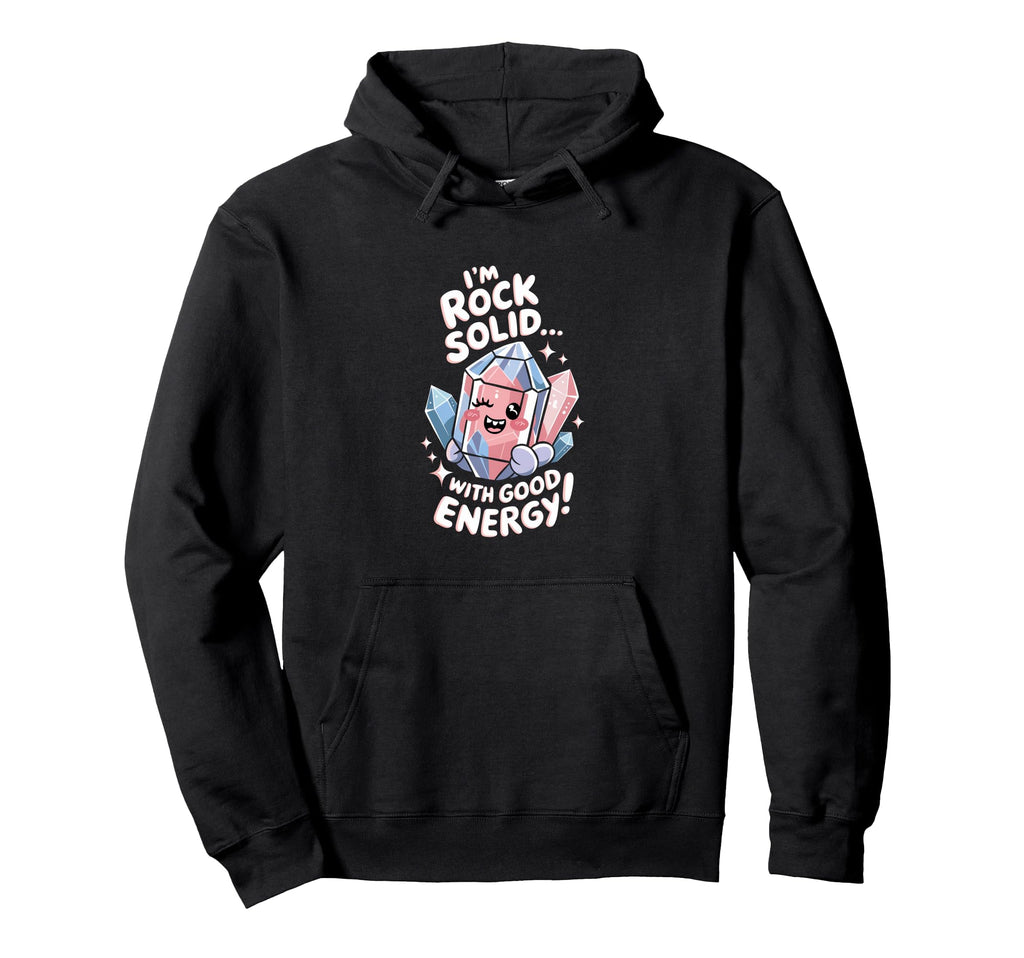 Healing Stone Crystals Energy Hoodie - Custom Art Print Men Women - T-Shirt, Sweatshirt, Hoodie