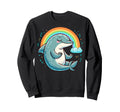 Meditation Dolphin Yoga Pose Sweatshirt - Casual Everyday Wear for Adults - T-Shirt, Sweatshirt, Hoodie