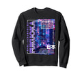 Fukuoka City 80S Synthwave Sweatshirt - Streetwear Style for Adults - T-Shirt, Sweatshirt, Hoodie