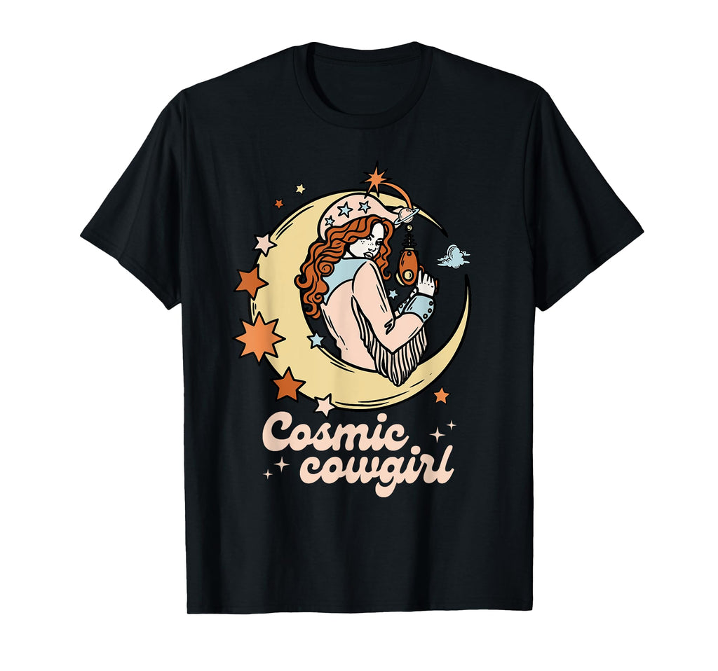 Rodeo Howdy Western Cowboy Cowgirl Space T-Shirt - Custom Art Print Unisex - T-Shirt, Sweatshirt, Hoodie