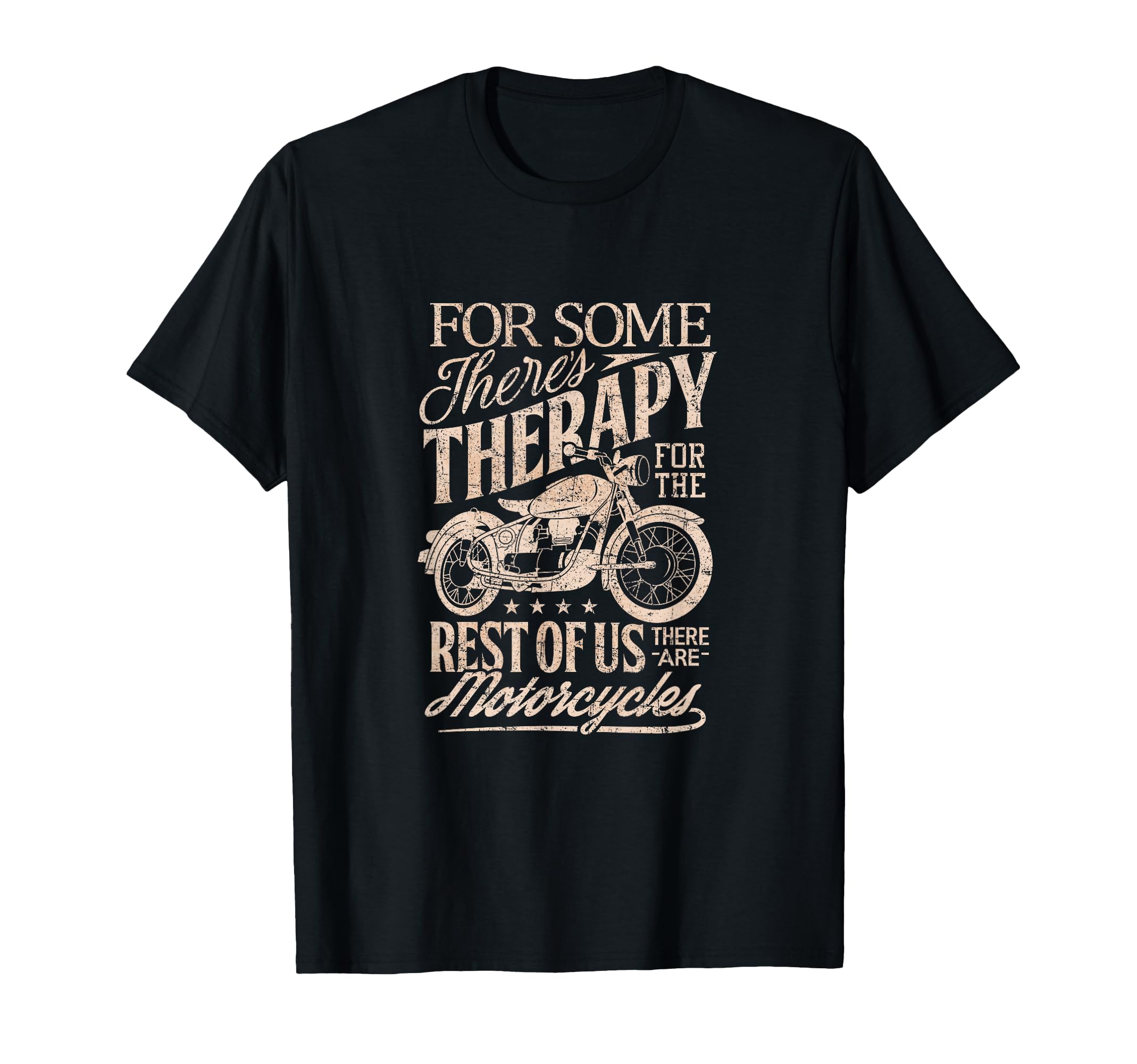 Motorcycle Rider Therapy T-Shirt - Minimalist Print for Adults - T-Shirt, Sweatshirt, Hoodie