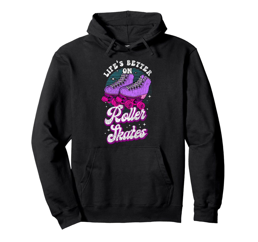 Roller Skating Skate 1970S Hoodie - Graphic Print Unisex - T-Shirt, Sweatshirt, Hoodie