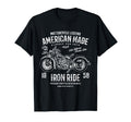 American Motorcycle Distressed T-Shirt - Unique Graphic for Adults - T-Shirt, Sweatshirt, Hoodie