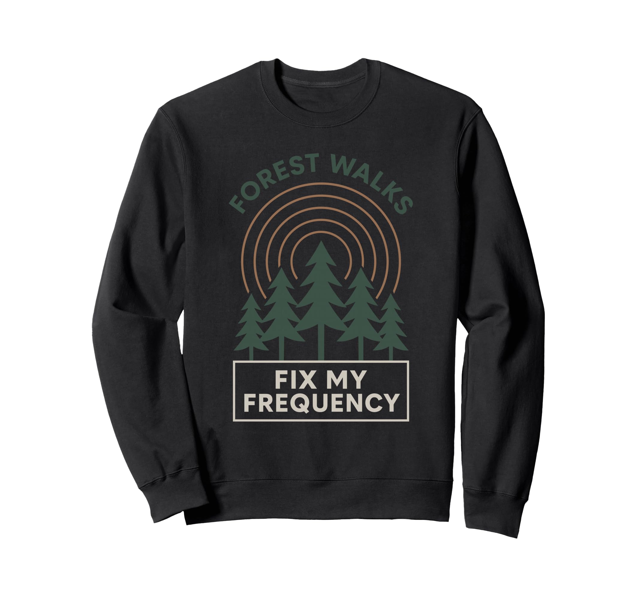 Forest Walk Overthinker Mental Sweatshirt - Fun Novelty Design for Adults - T-Shirt, Sweatshirt, Hoodie