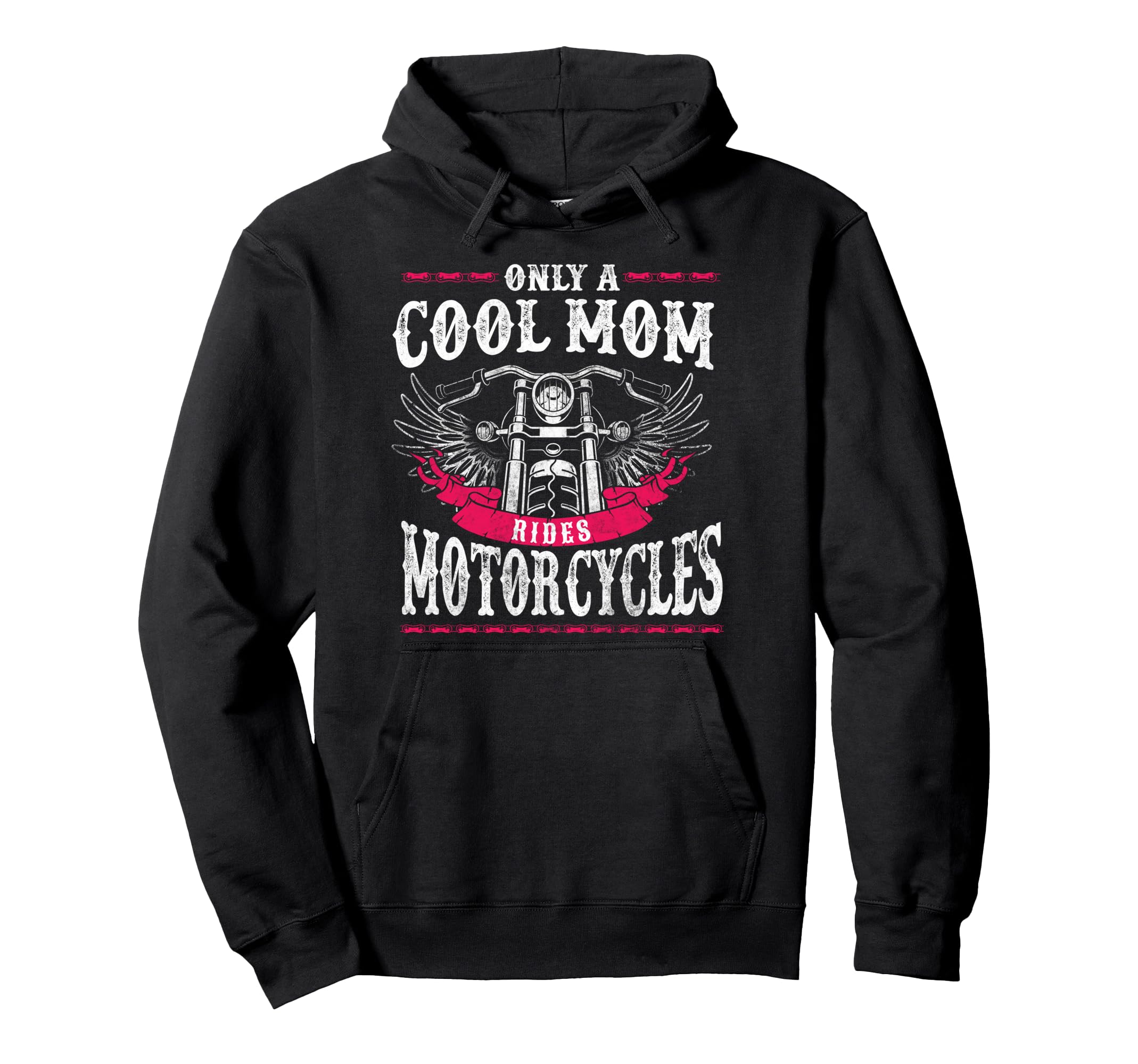 Biker Only Mom Rides Motorcycles Wife Hoodie - Streetwear Style Men Women - T-Shirt, Sweatshirt, Hoodie