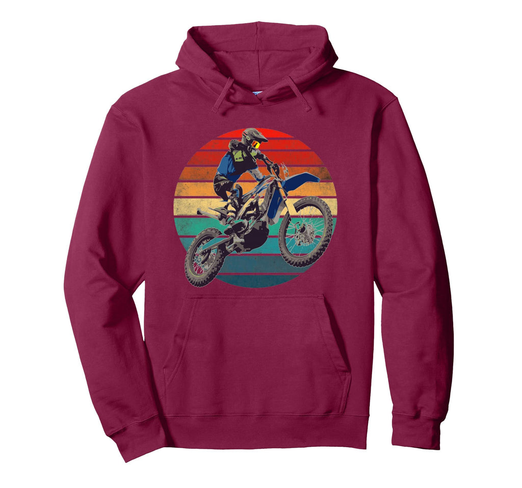 Racing Motorbike Motocross Motorcycle Hoodie - Novelty Apparel for Adults - T-Shirt, Sweatshirt, Hoodie