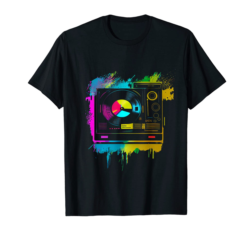 Vinyl Record Record Player 80S 90S T-Shirt - Trendy Graphic Men Women - T-Shirt, Sweatshirt, Hoodie