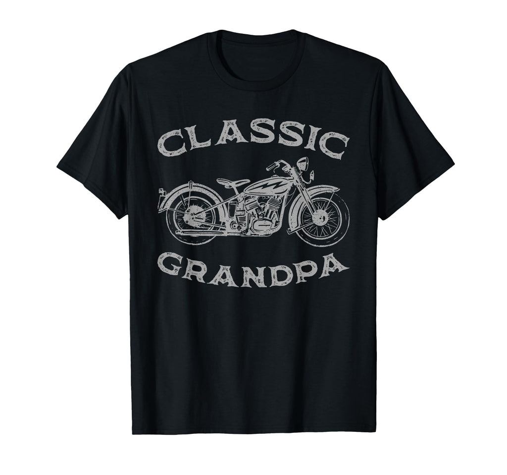 Grandpa Funny Motorcycle Mens Biker T-Shirt - Graphic Print Men Women - T-Shirt, Sweatshirt, Hoodie