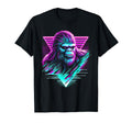Synthwave Bigfoot 80S Aesthetic Cryptid T-Shirt - Graphic Print Men Women - T-Shirt, Sweatshirt, Hoodie