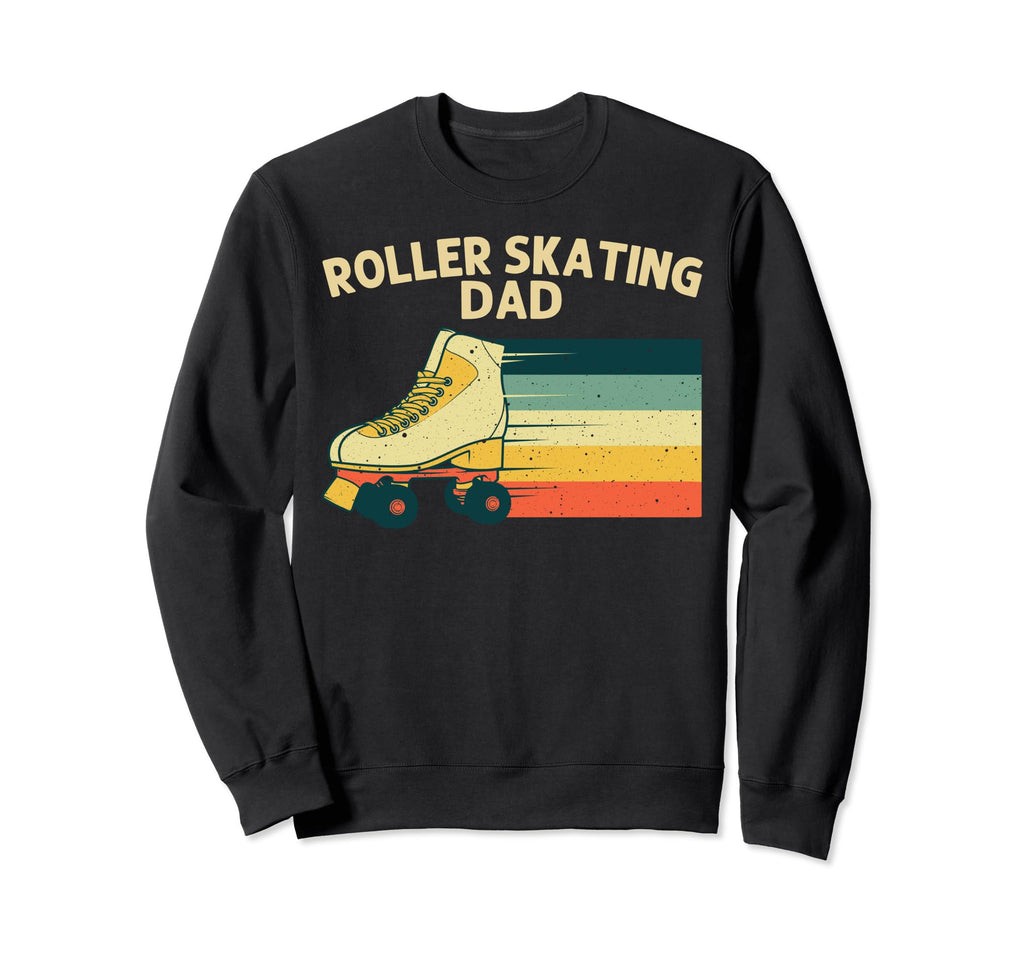 Roller Skating Dad Papa Roller Sweatshirt - Unique Graphic for Adults - T-Shirt, Sweatshirt, Hoodie