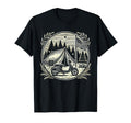 Motorcycle Camping Nature Adventure T-Shirt - Graphic Print Men Women - T-Shirt, Sweatshirt, Hoodie