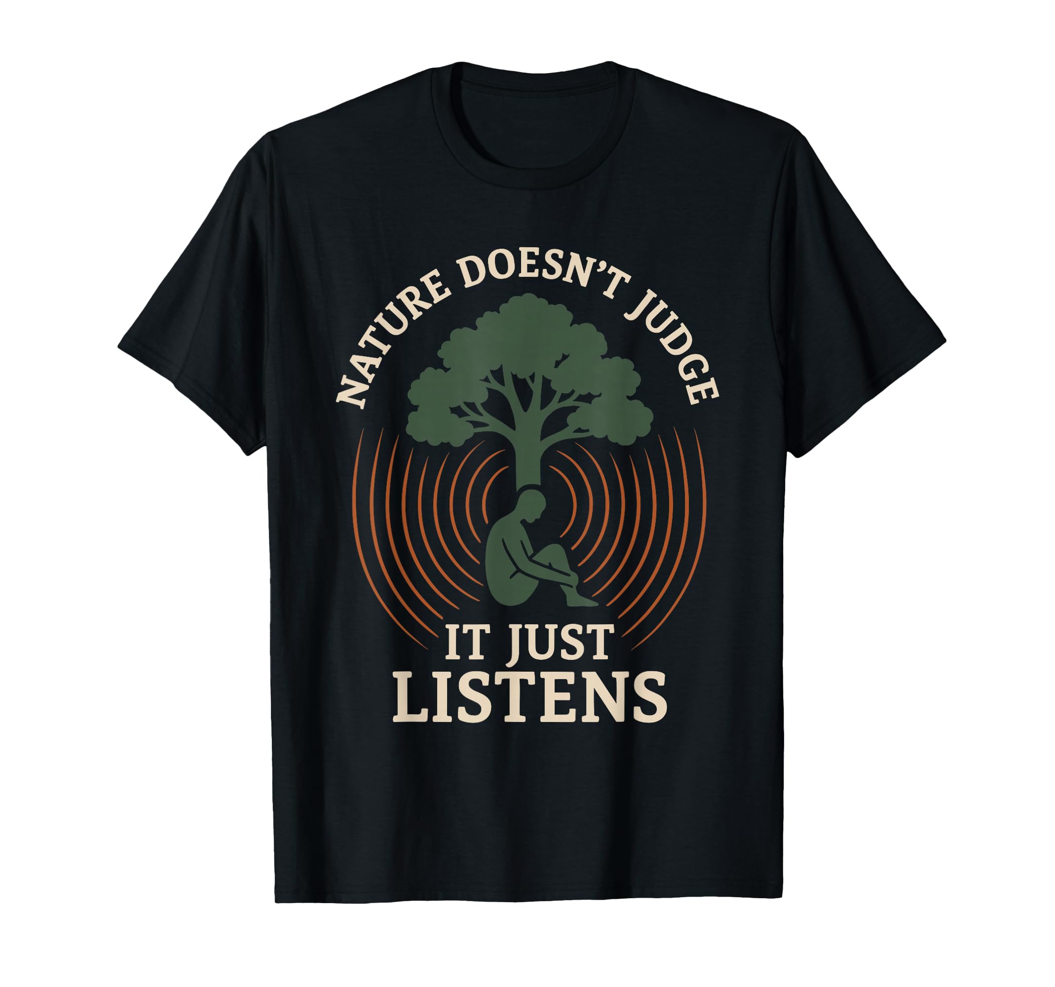 Forest Walk Overthinker Mental Reset Gift T-Shirt - Trendy Graphic Unisex - T-Shirt, Sweatshirt, Hoodie