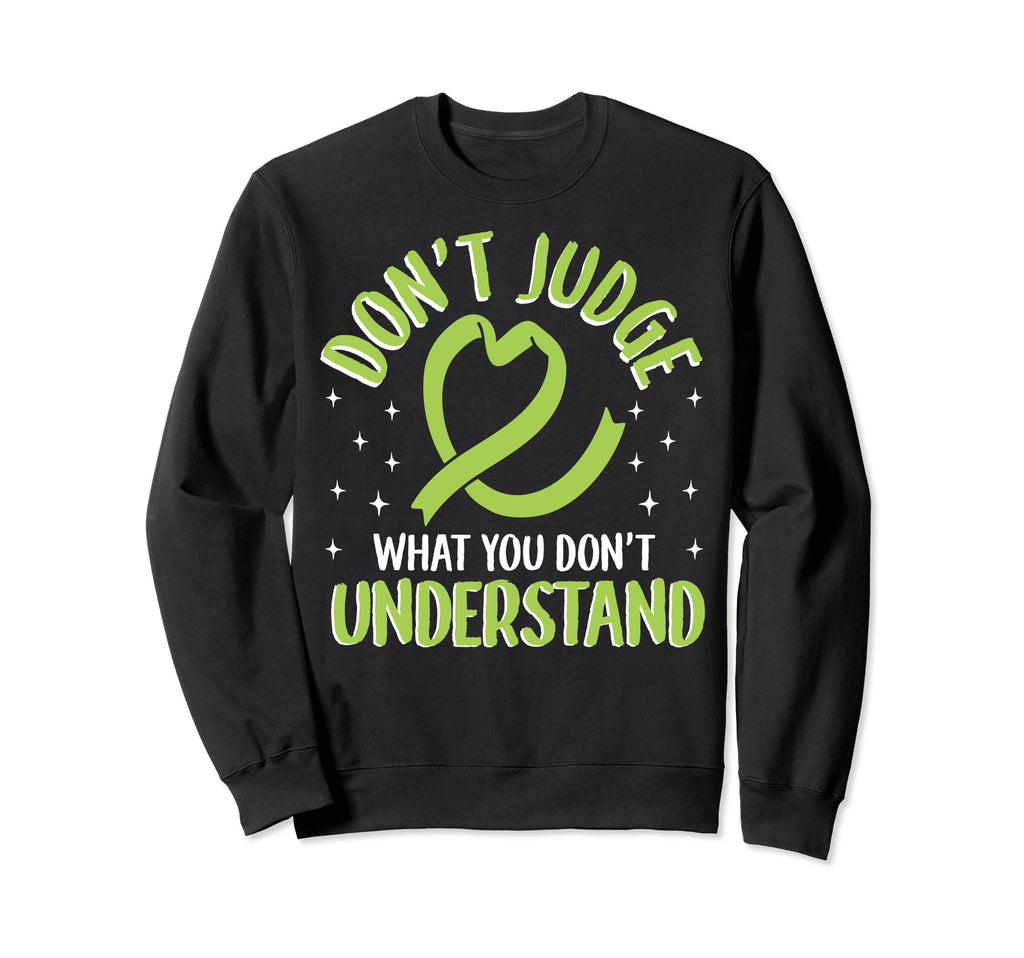 Dont Judge Depression Anxiety Sweatshirt - Fun Novelty Design for Adults - T-Shirt, Sweatshirt, Hoodie