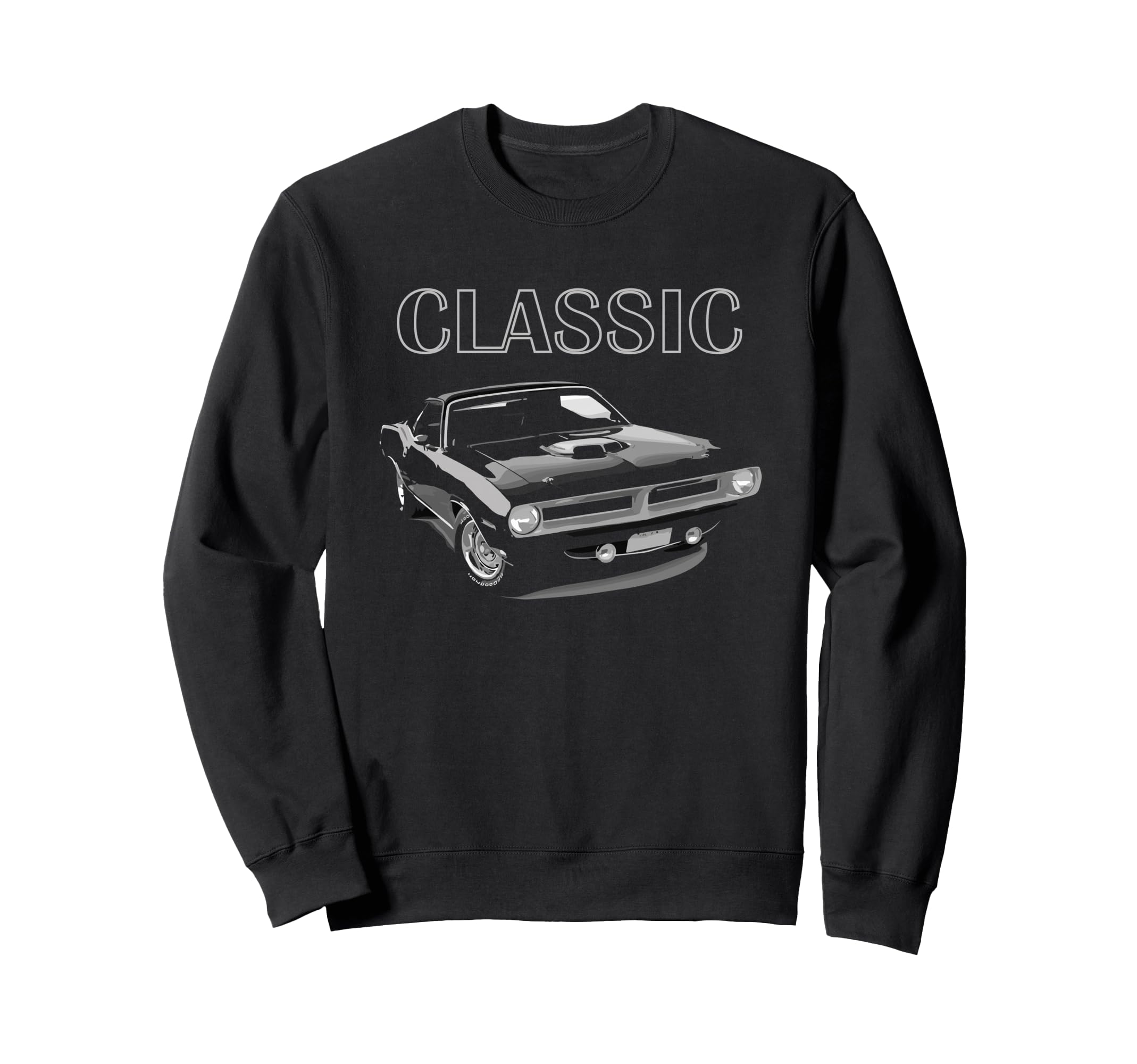 Muscle Car 60S 70S Car Lover Sweatshirt - Unique Graphic Men Women - T-Shirt, Sweatshirt, Hoodie