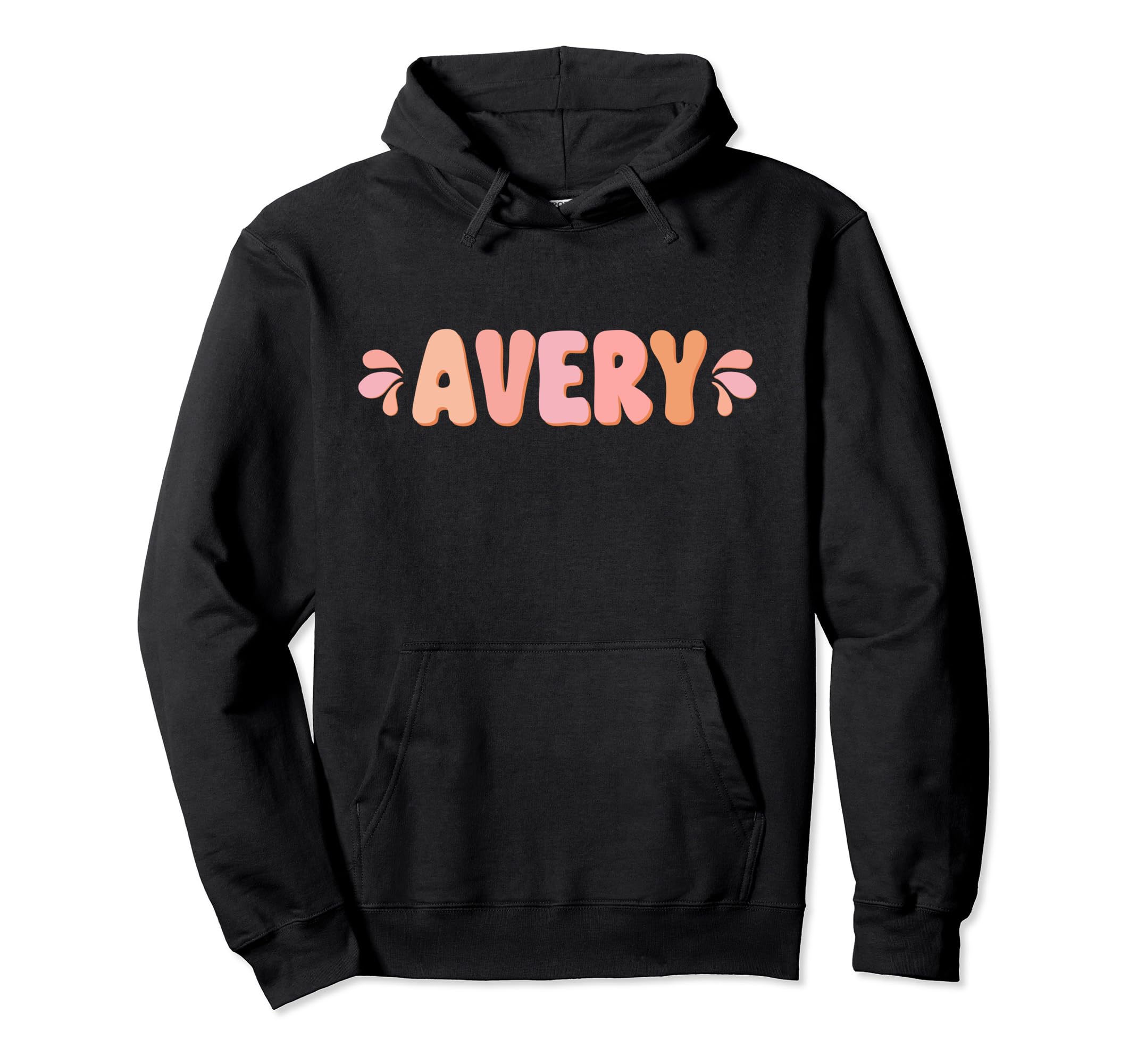My First Name Is Avery Eighties Personalized Hoodie - Trendy Graphic Unisex - T-Shirt, Sweatshirt, Hoodie