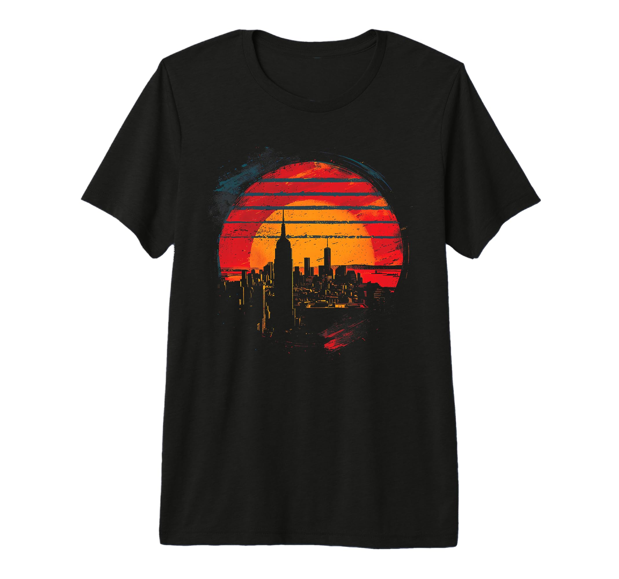 Synthwave 80S Tri Blend T-Shirt - Minimalist Print for Adults - T-Shirt, Sweatshirt, Hoodie