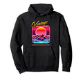 Vibes 80S Synthwave Hoodie - Minimalist Print for Adults - T-Shirt, Sweatshirt, Hoodie