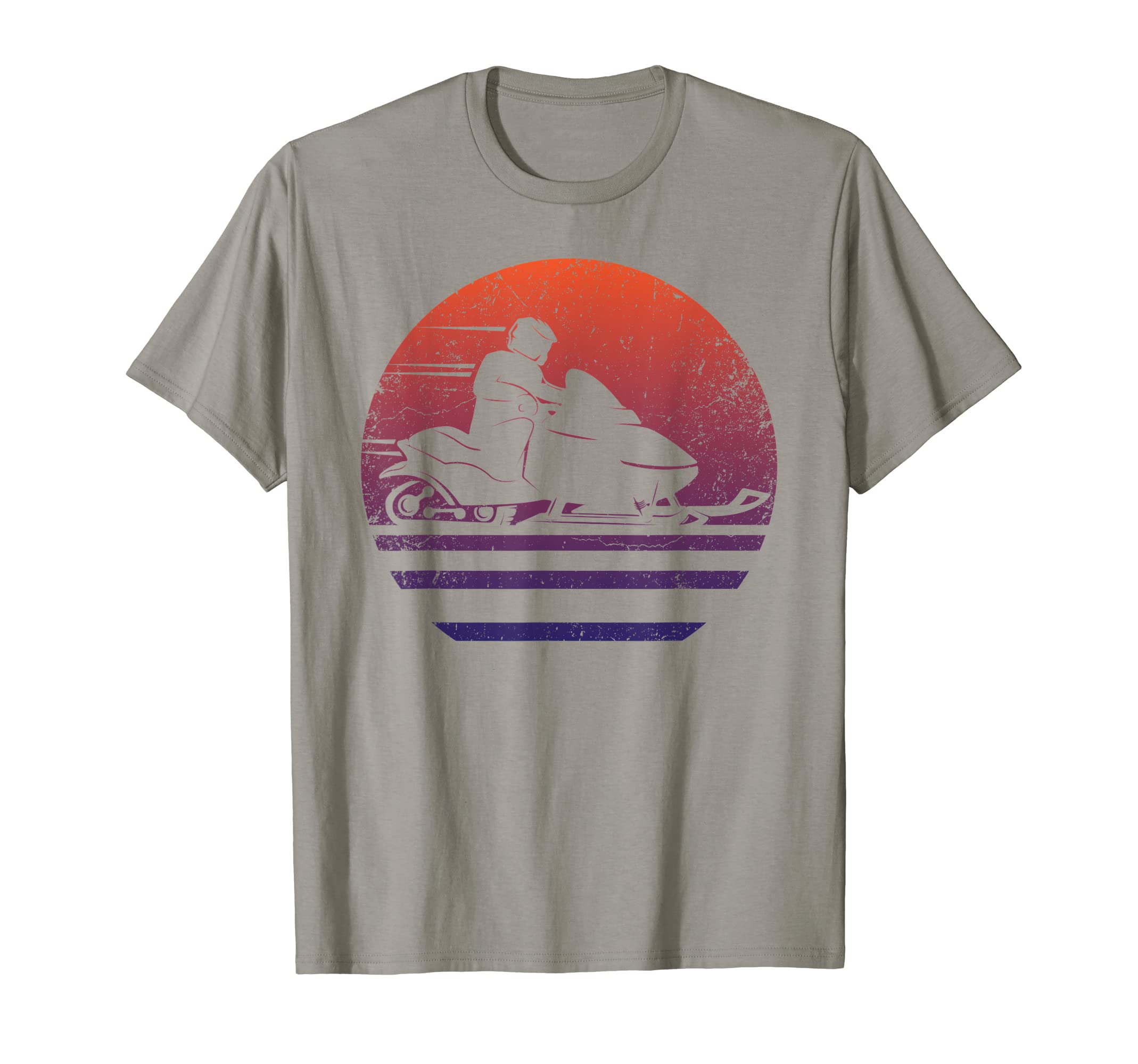 Snowmobile Silhouette Sunset Snowmobile T-Shirt - Streetwear Style Unisex - T-Shirt, Sweatshirt, Hoodie