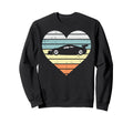 Racing Car Heart Sunset Drag Race Driver Sweatshirt - Graphic Print Unisex - T-Shirt, Sweatshirt, Hoodie