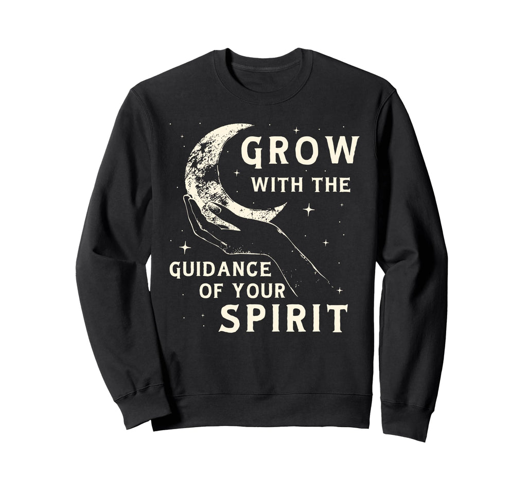 Spiritual Growth Mindset Crescent Sweatshirt - Streetwear Style Men Women - T-Shirt, Sweatshirt, Hoodie