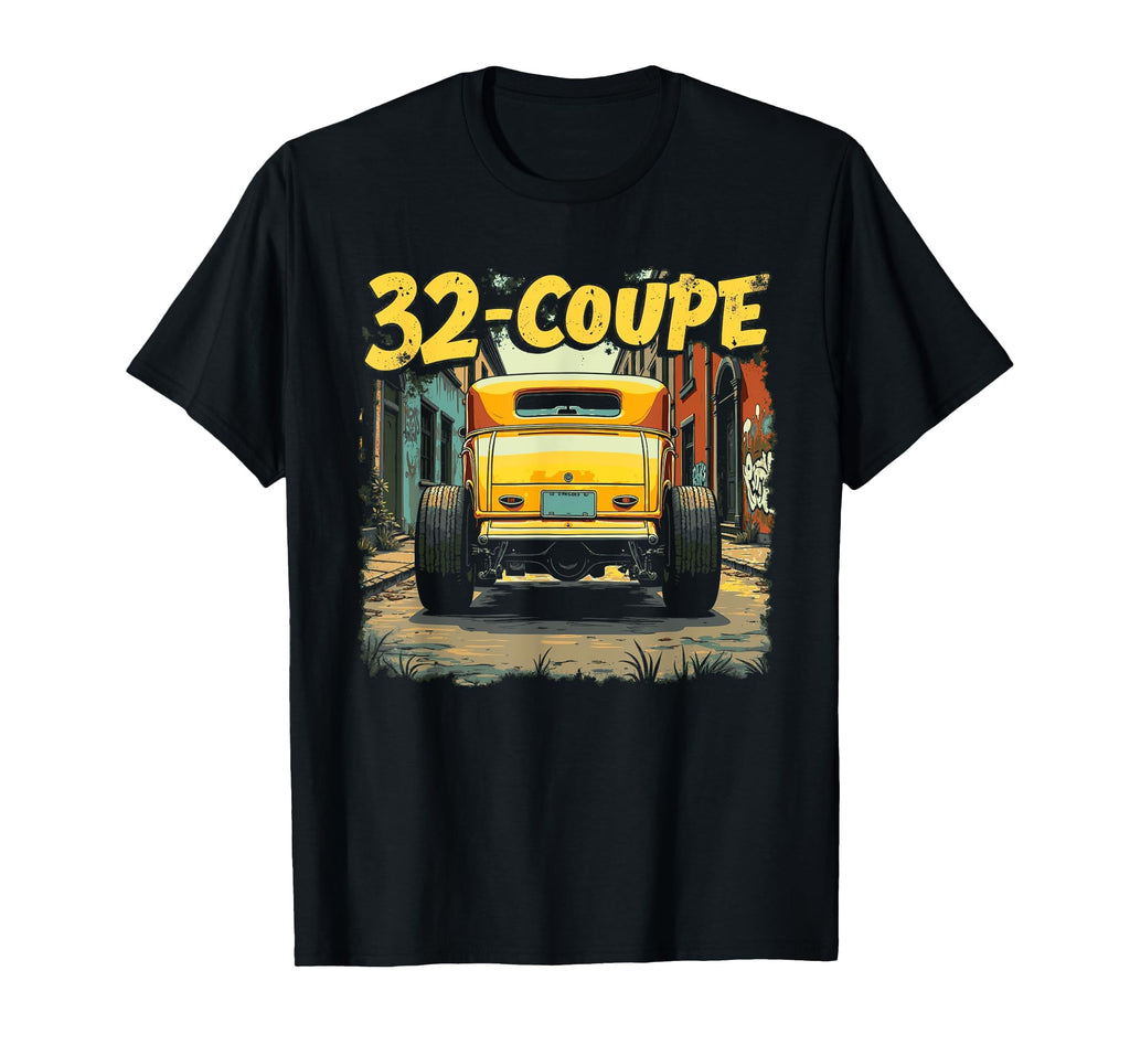 32 Deuce Coupe American 3 Window Rear T-Shirt - Minimalist Print Men Women - T-Shirt, Sweatshirt, Hoodie