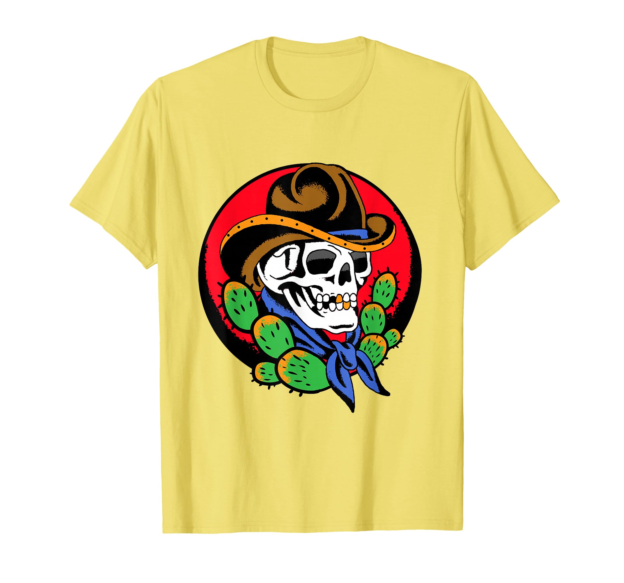 Cowboy Skull Western Traditional T-Shirt - Minimalist Print for Adults - T-Shirt, Sweatshirt, Hoodie