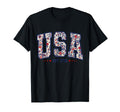 Floral Usa Est 1776 Funny Girly 4Th T-Shirt - Streetwear Style for Adults - T-Shirt, Sweatshirt, Hoodie