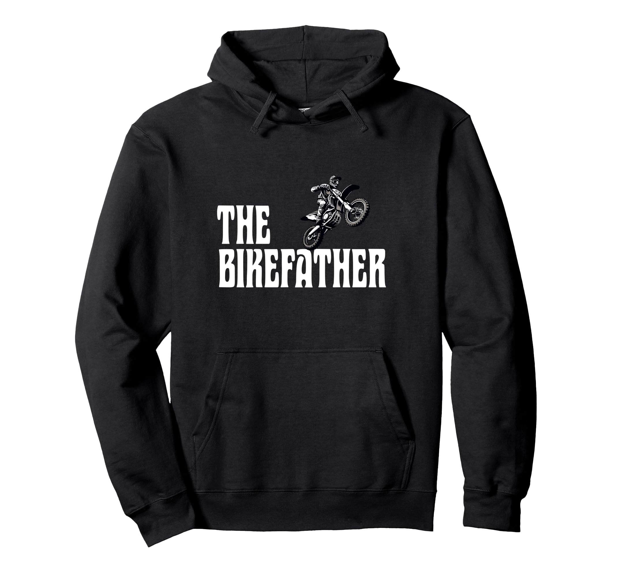 Biker Biker Dad Bikefather Funny Hoodie - Graphic Print Men Women - T-Shirt, Sweatshirt, Hoodie