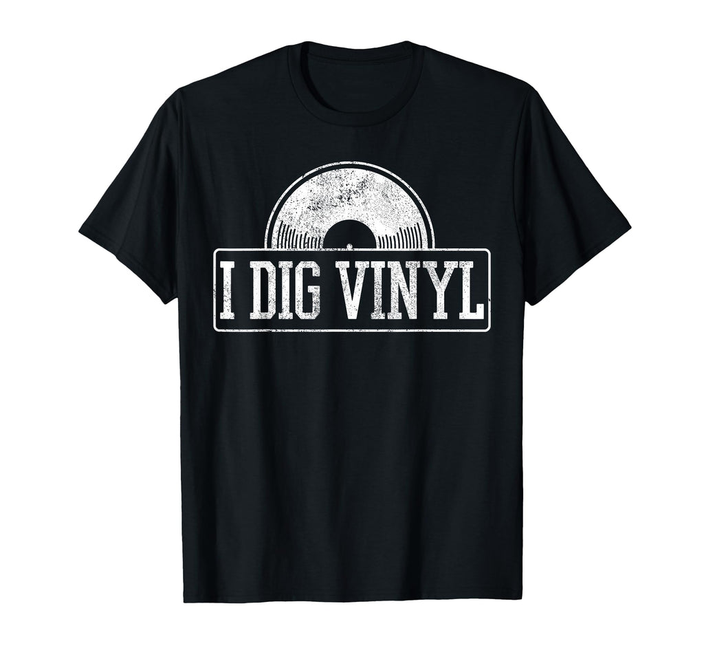 Vinyl Revord Dig Old School Music Dj Gift T-Shirt - Trendy Graphic Unisex - T-Shirt, Sweatshirt, Hoodie